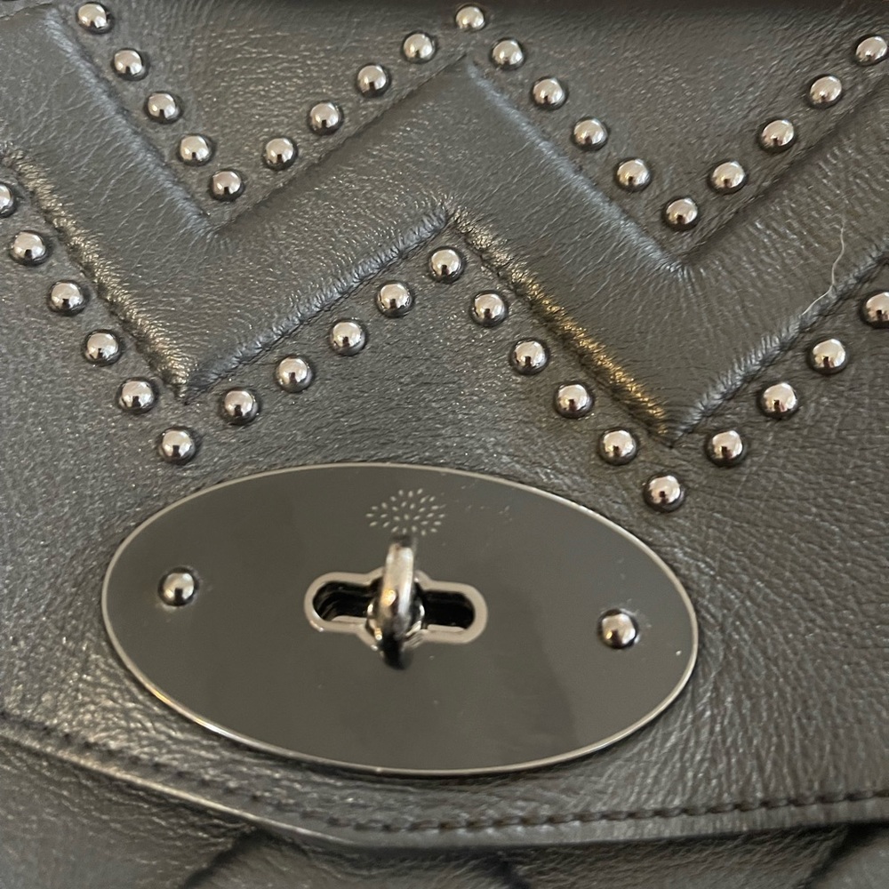 Mulberry Black Leather ZigZag Alexa Bag - Picture 6 of 17